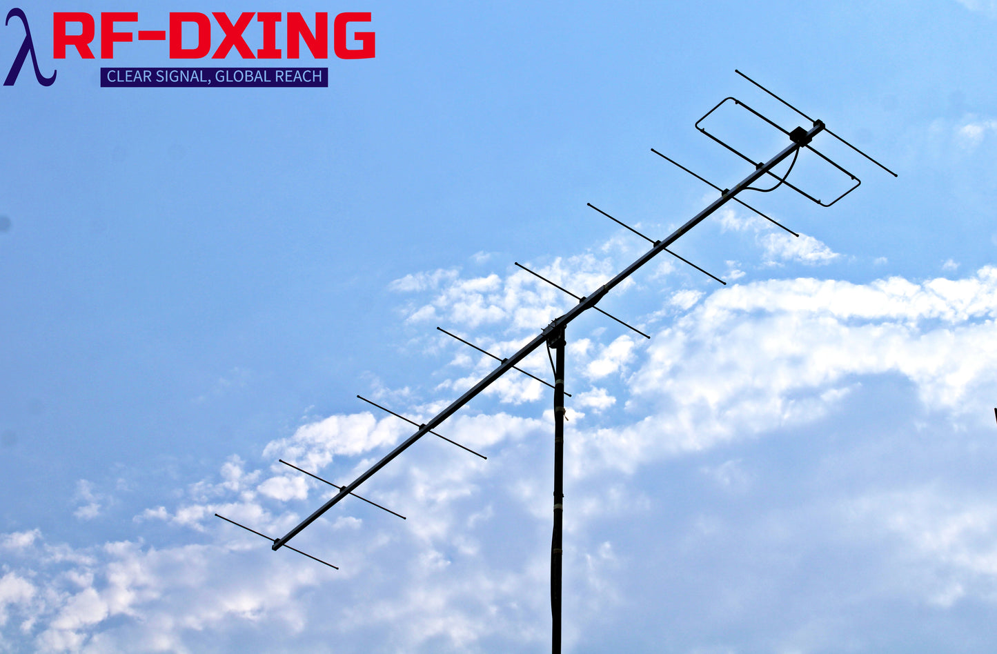 RFD-144RLF9,Low G/T VHF 2M Band 9 Elements Rectangular Loop Feed( RLF) Yagi.
