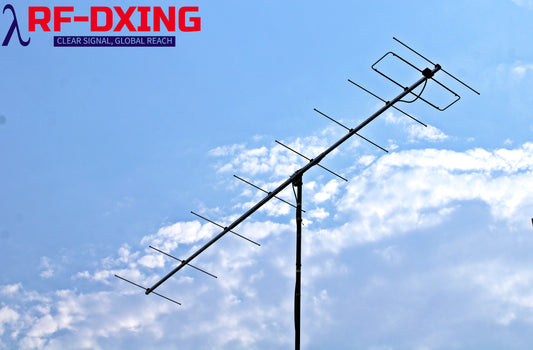 RFD-144RLF9,Low G/T VHF 2M Band 9 Elements Rectangular Loop Feed( RLF) Yagi.