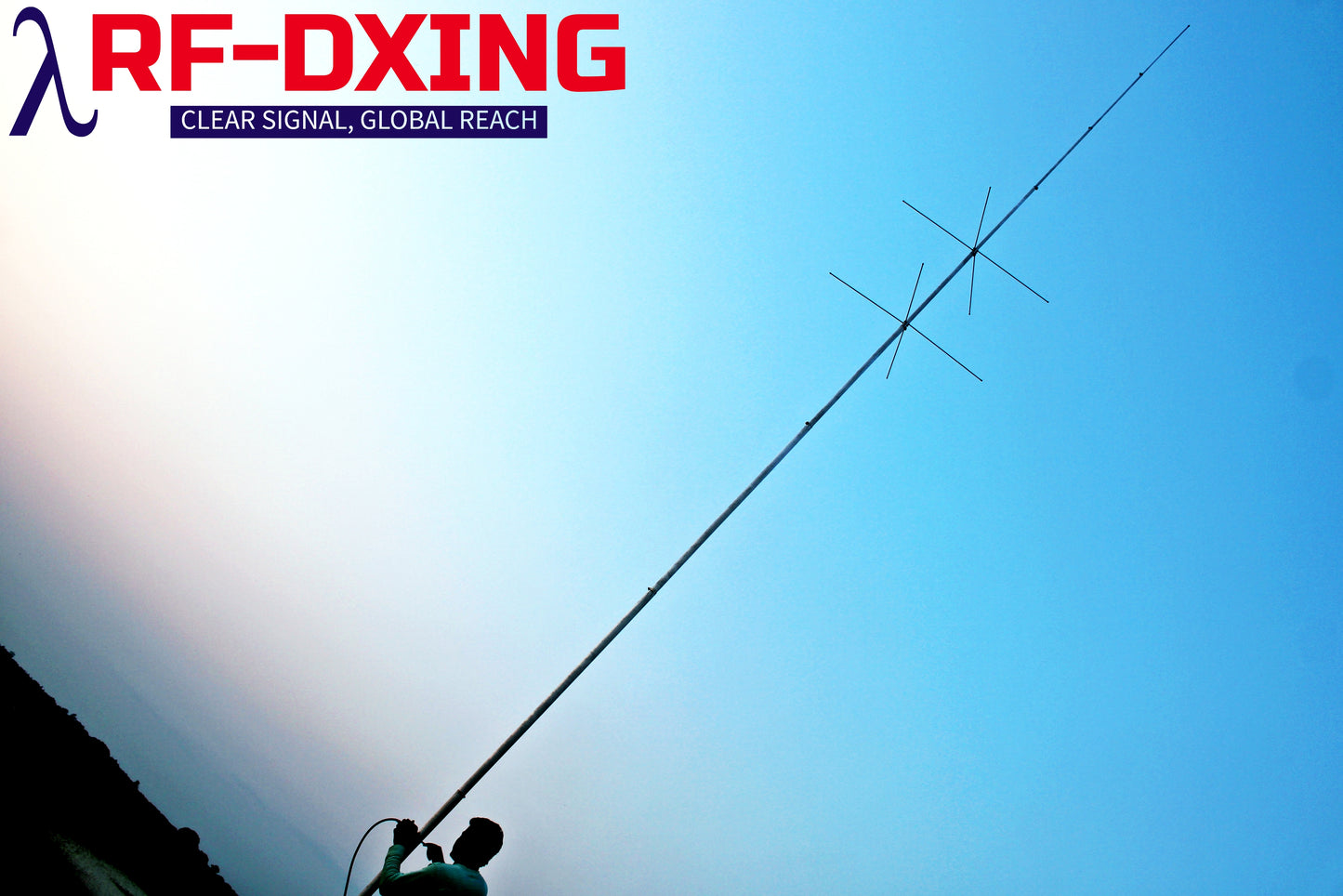 RFD-HV806, HF Multiband Vertical Antenna for 80m-6m.
