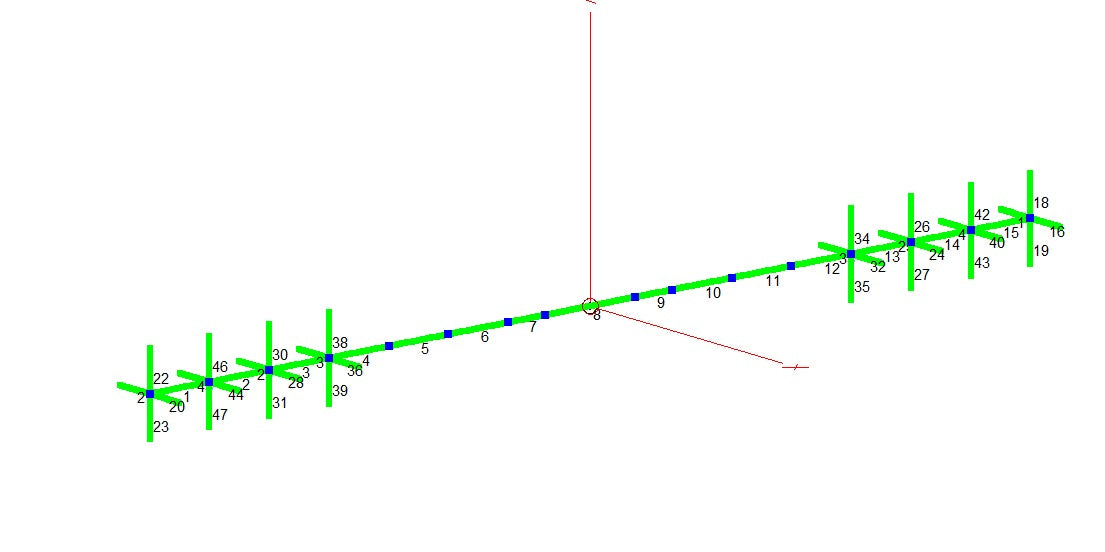 RFD-CLD40, Capacitance Hats Loaded 40m Rotary Dipole.