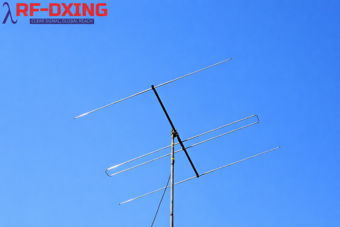 RFD-50RLF3, 3 Elements 50 MHz/6M RLF( Rectangular Loop Feed) Yagi.