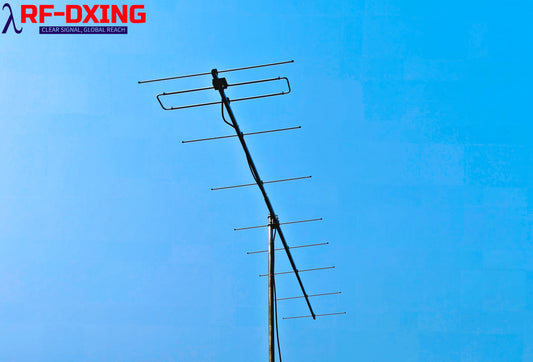 RFD-144RLF9,Low G/T VHF 2M Band 9 Elements Rectangular Loop Feed( RLF) Yagi.