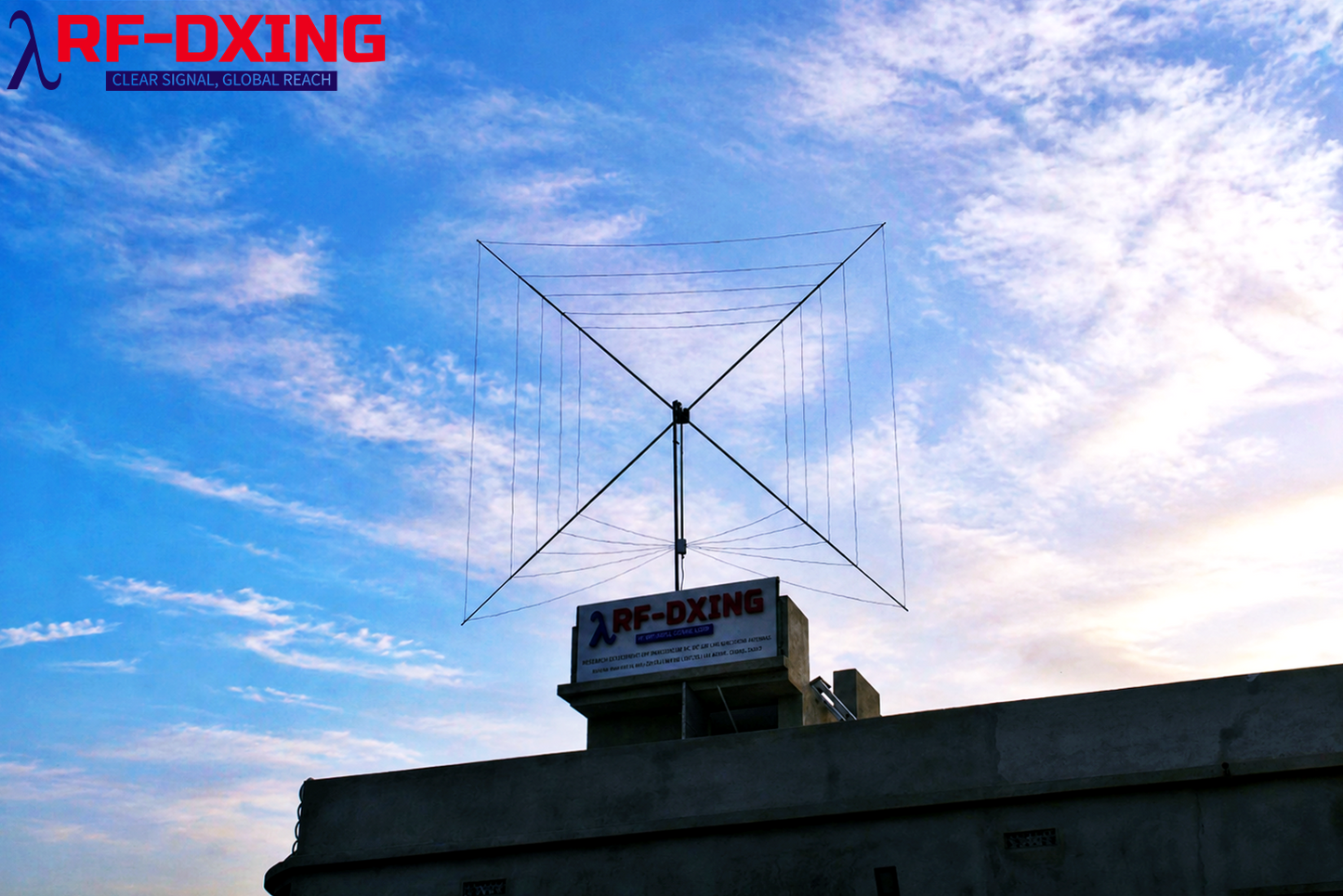 RFD-SQ5B, 5 Bands HF Single Element Quad Antenna.