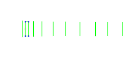 RFD-222RLF5, 222 MHz 10 Elements Rectangular Loop Feed (RLF) Yagi.
