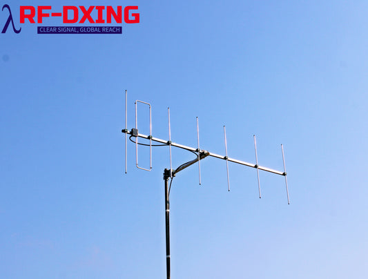 RFD-144RLF7, VHF 2M Band 7 Elements Rectangular Loop Feed( RLF) Yagi.