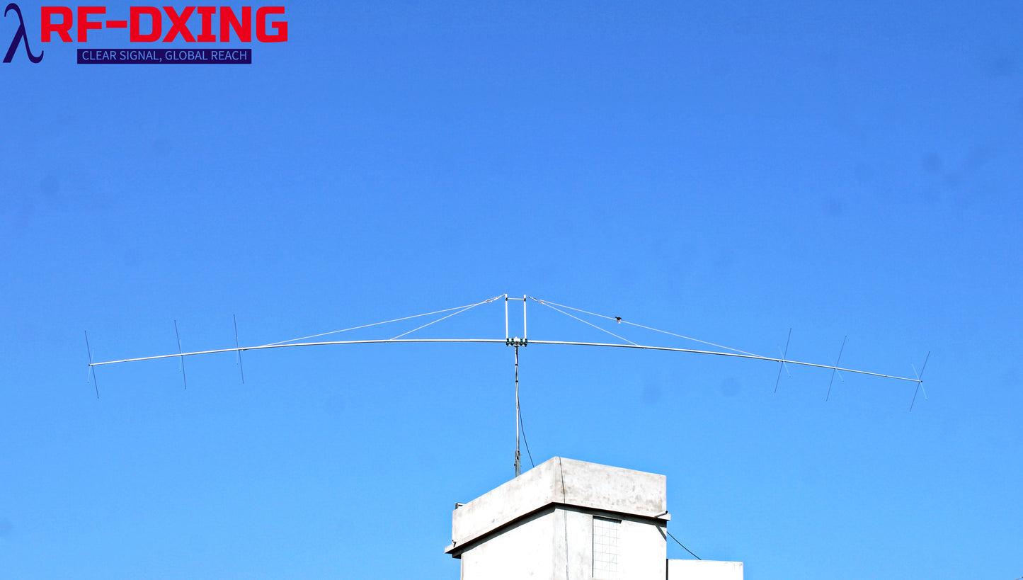 RFD-CLD40, Capacitance Hats Loaded 40m Rotatable Dipole.