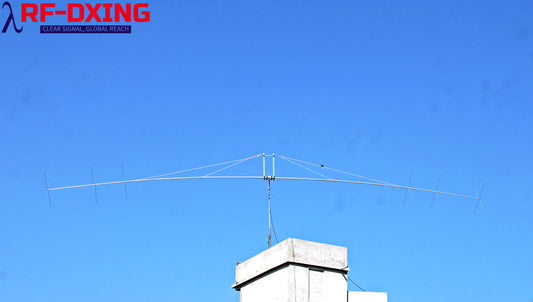 RFD-CLD40, Capacitance Hats Loaded 40m Rotatable Dipole.