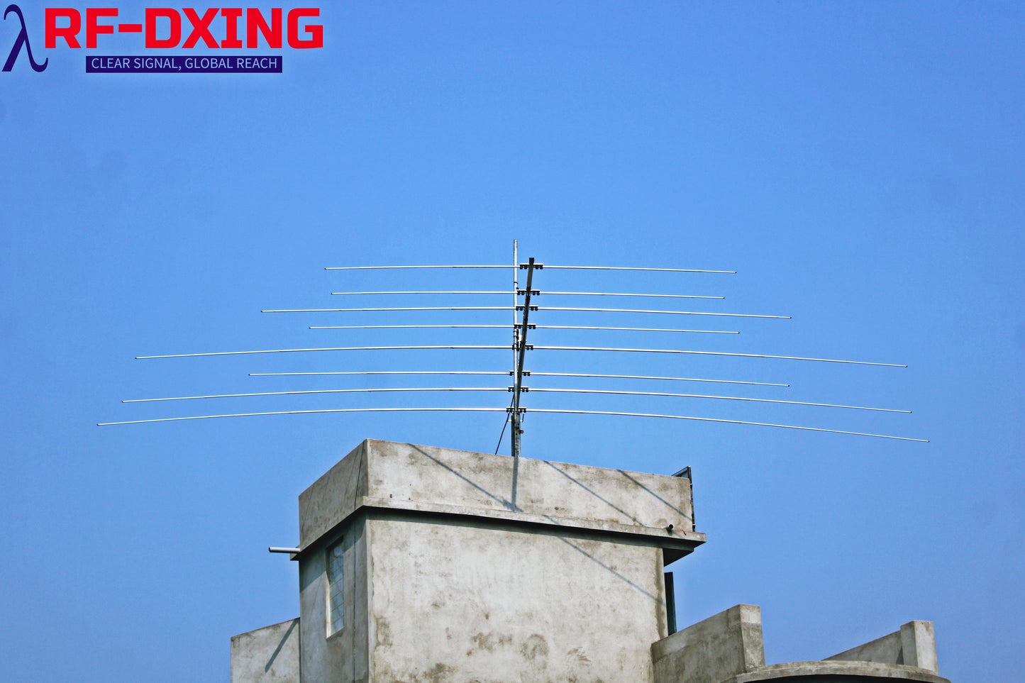 RFD-RDP3BHF-45, 8 Elements HF 3 Bands Reflector Driven Phased (RDP) Log-Yagi.