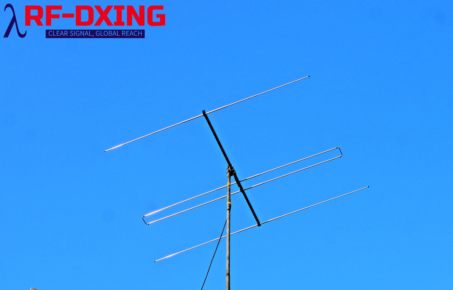 RFD-50RLF3, 3 Elements 50 MHz/6M RLF( Rectangular Loop Feed) Yagi.