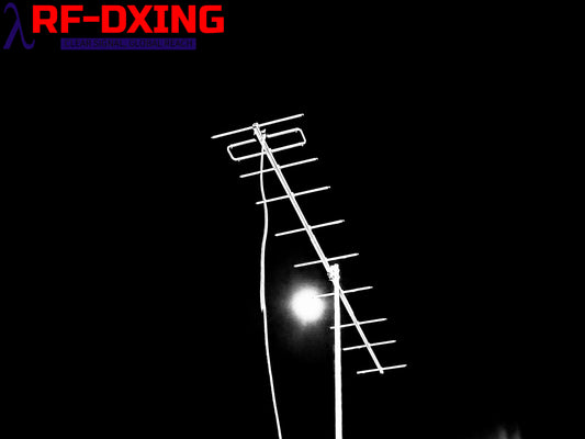 RFD-222RLF5, 222 MHz 10 Elements Rectangular Loop Feed (RLF) Yagi.