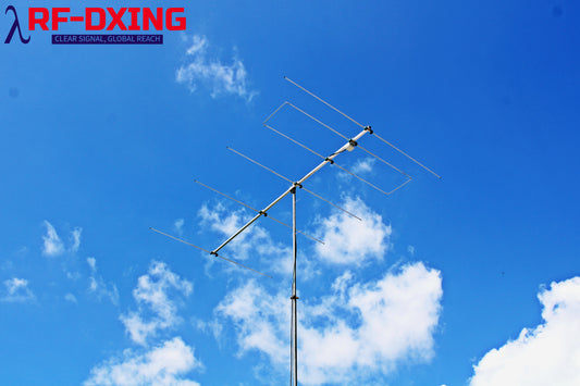 RFD-50RLF5, 5 Elements 50 MHz/6M RLF( Rectangular Loop Feed) Yagi.
