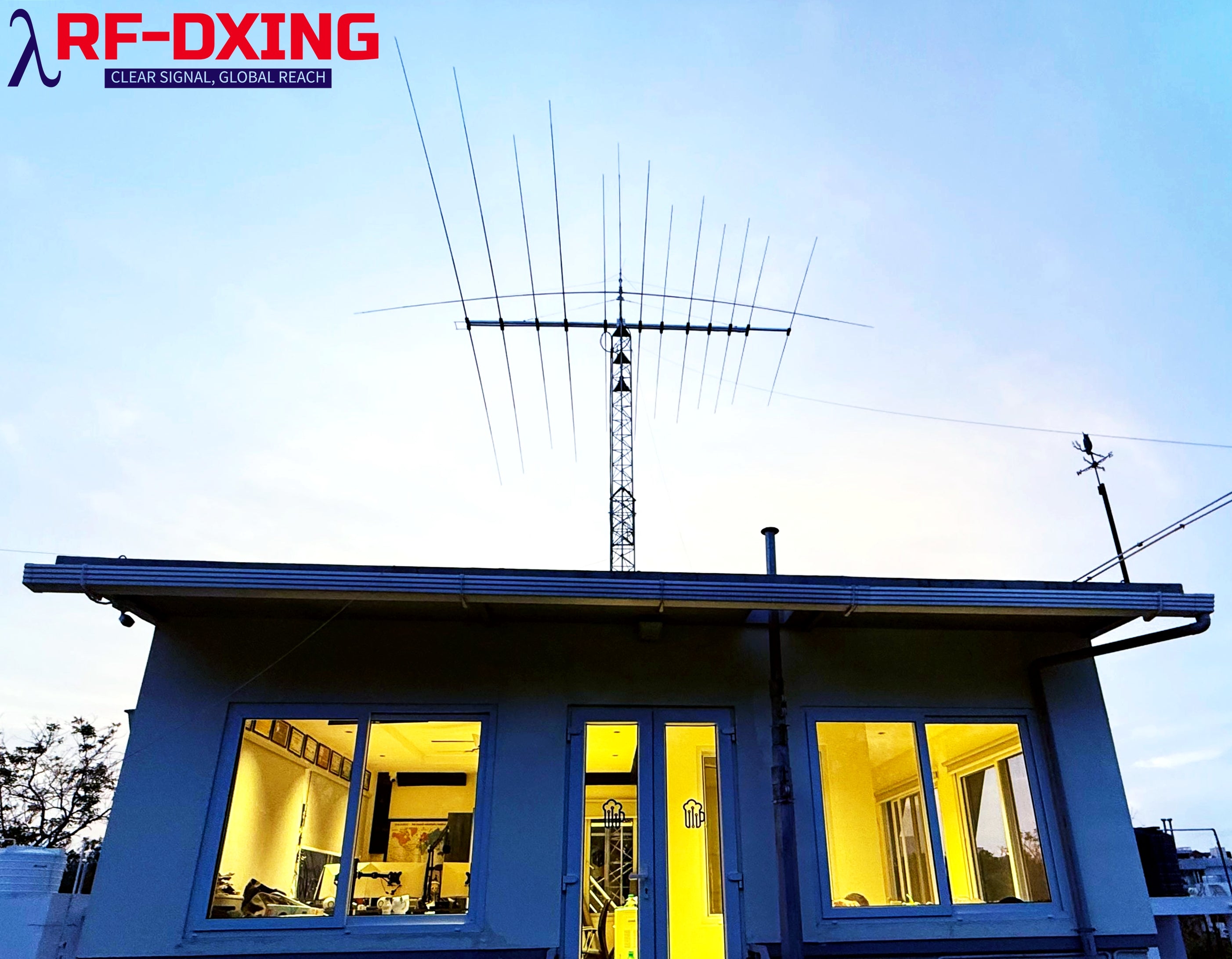 RFD-RDP5BHF-74, 12 Elements HF 5 Bands Reflector Driven Phased (RDP) L ...